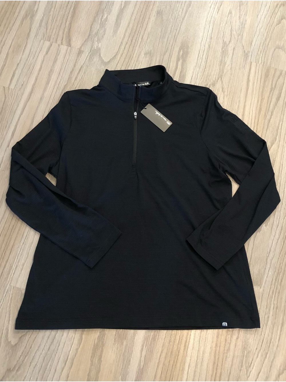 Travis Mathew Black Quarter-Zip Pullover XL New With Tags Men’s Shirt Top